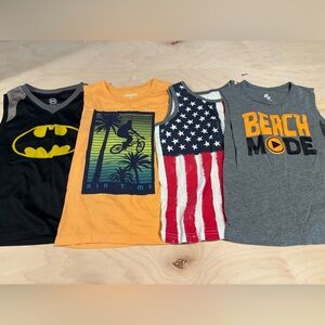 Batman and Graphic Kids Tank Tops - Multi-Color size 4t-6